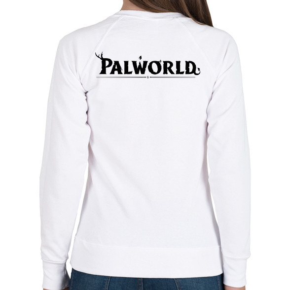 Palworld - fekete-Női pulóver