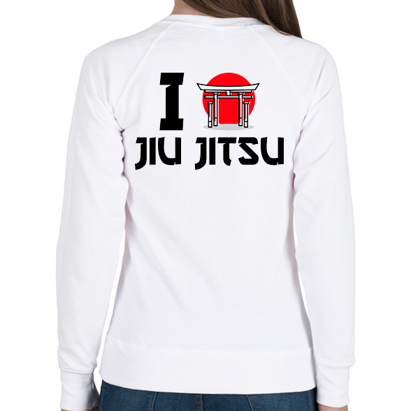 I love Jiu Jitsu-Női pulóver