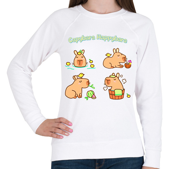 Capybara Happybara-Női pulóver