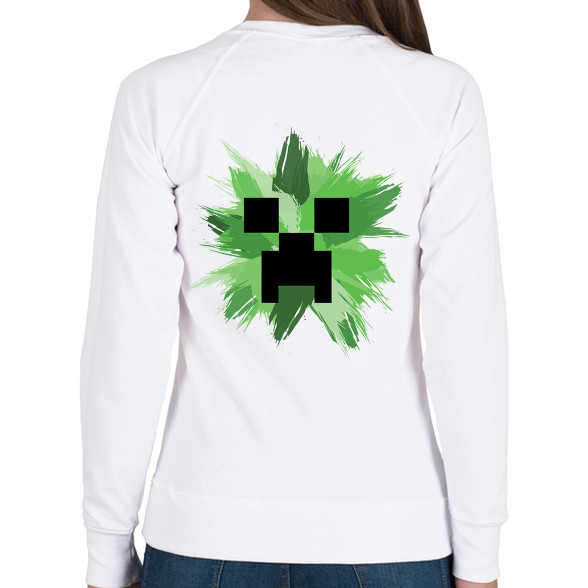 Minecraft Creeper-Női pulóver