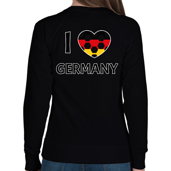 I love Germany-Női pulóver