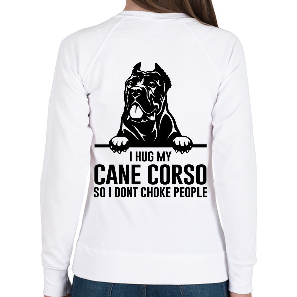 Cane Corso hug-Női pulóver