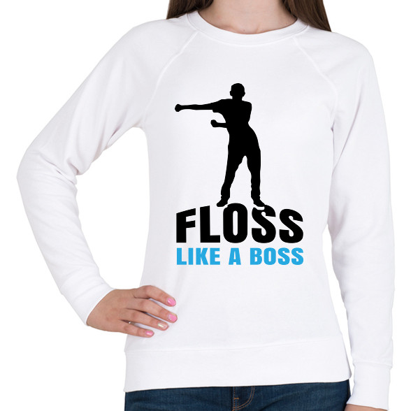 Floss like a boss - táncos-Női pulóver