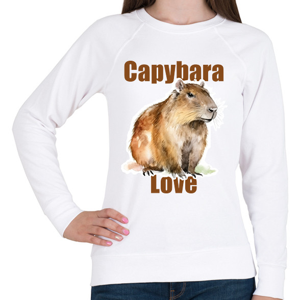 Capybara Love-Női pulóver