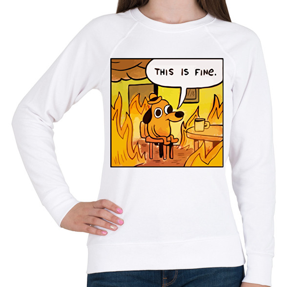 This is fine-Női pulóver