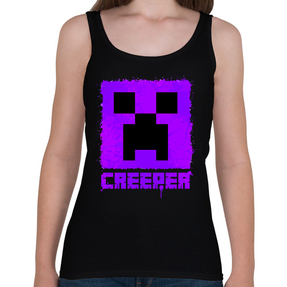 Minecraft creeper lila-Női atléta