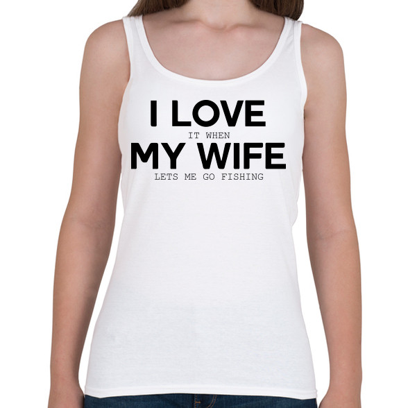 I love my wife.-Női atléta