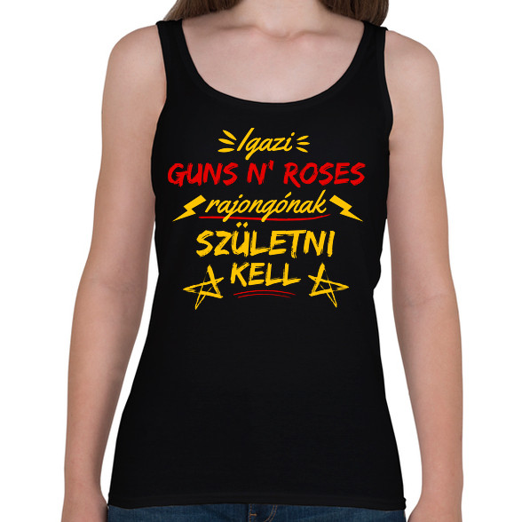 igazi guns n roses rajongó-Női atléta