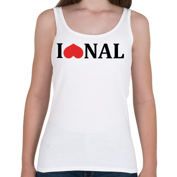 I love @nal - black-Női atléta