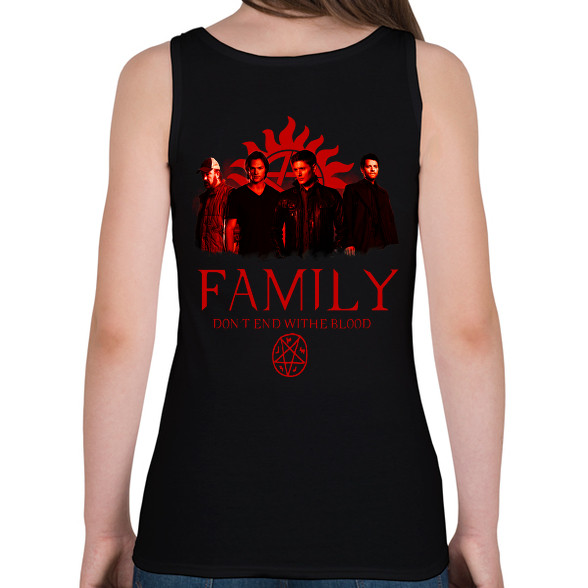 SUPERNATURAL FAMILY RED-Női atléta