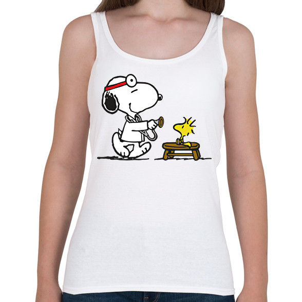 Snoopy és Woodstock-Női atléta