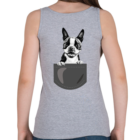 Boston Terrier - zseb-Női atléta