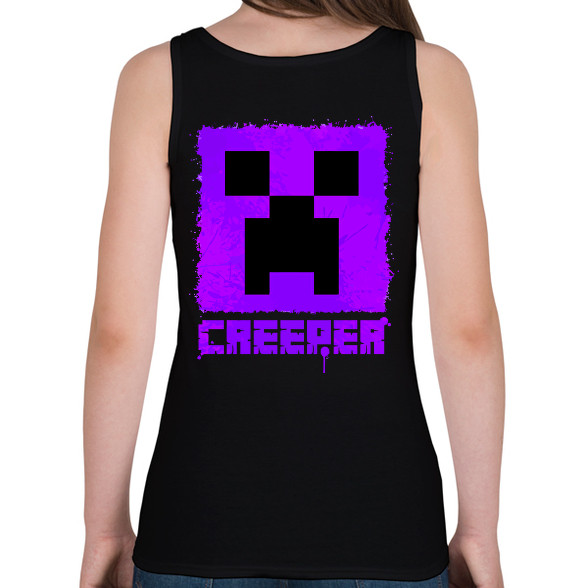 Minecraft creeper lila-Női atléta