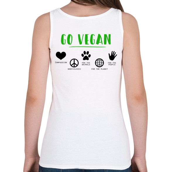 Go vegan-Női atléta