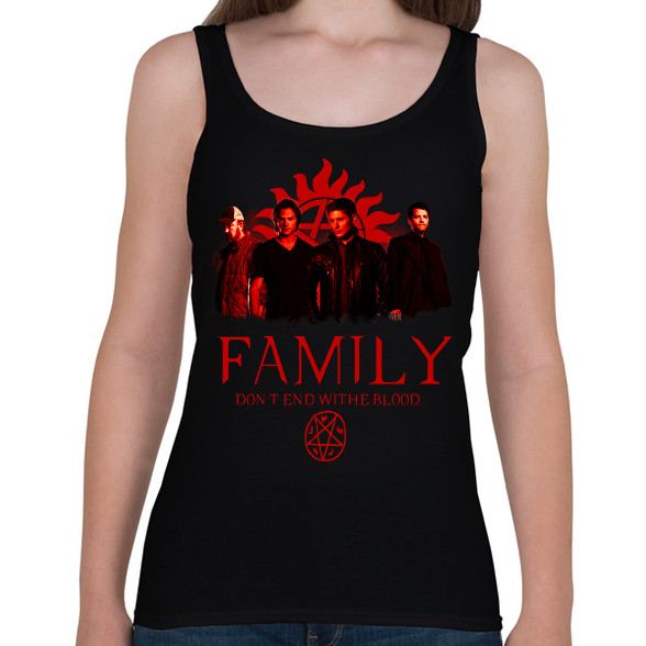 SUPERNATURAL FAMILY RED-Női atléta