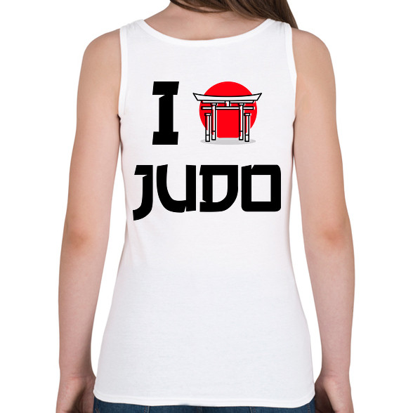 I love Judo-Női atléta