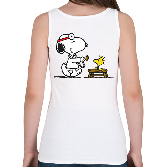 Snoopy és Woodstock-Női atléta