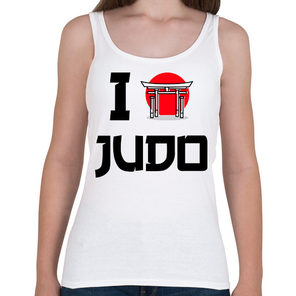 I love Judo-Női atléta