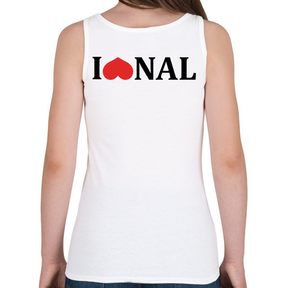 I love @nal - black-Női atléta