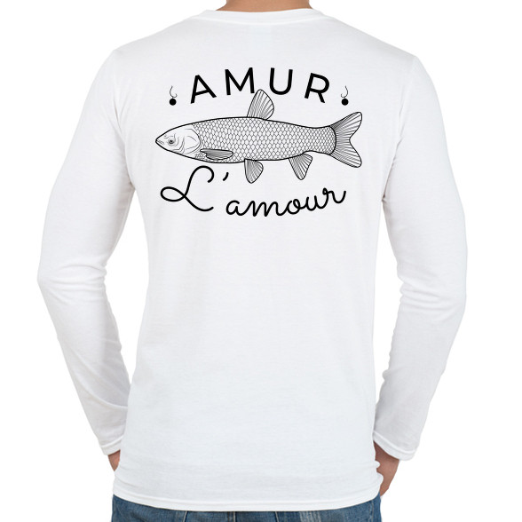 Amur Lamour Black-01-Férfi hosszú ujjú póló