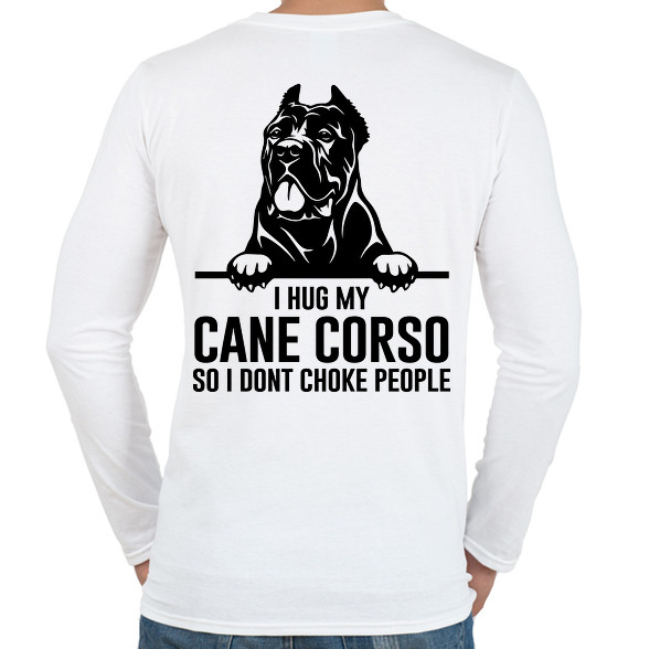 Cane Corso hug-Férfi hosszú ujjú póló