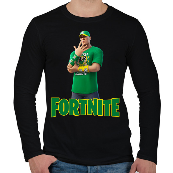 John Cena Fortnite skin-Férfi hosszú ujjú póló