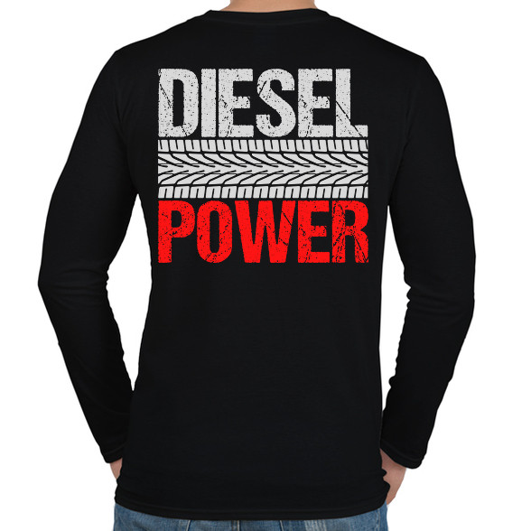 Diesel Power-Férfi hosszú ujjú póló