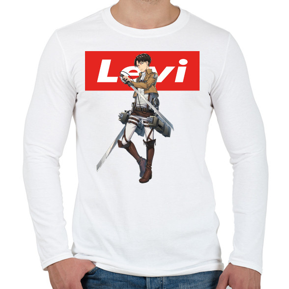 attack on titan Levi-Férfi hosszú ujjú póló