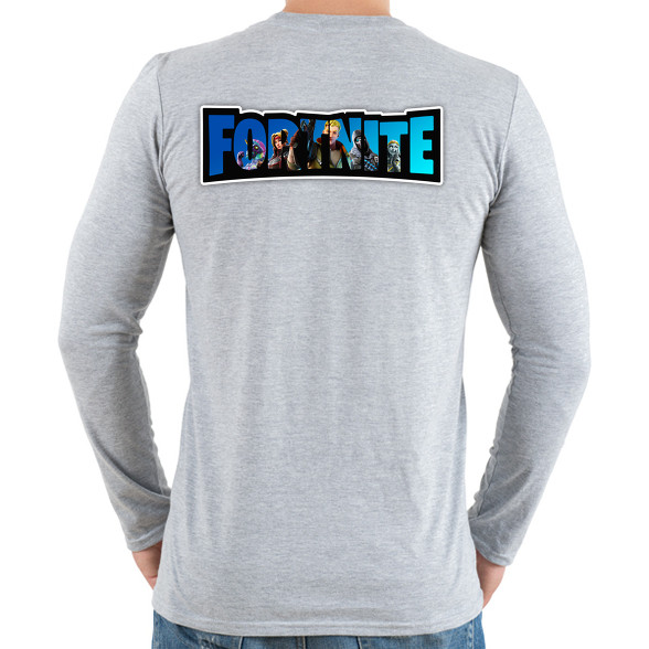 Fortnite4-Férfi hosszú ujjú póló