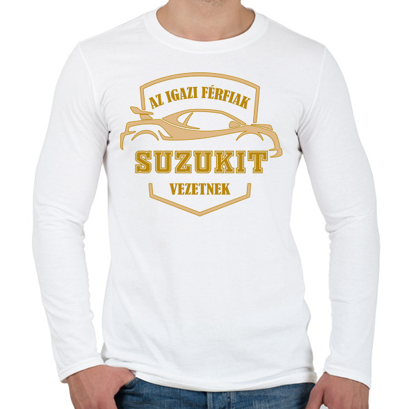 Suzukis sofőr-Férfi hosszú ujjú póló