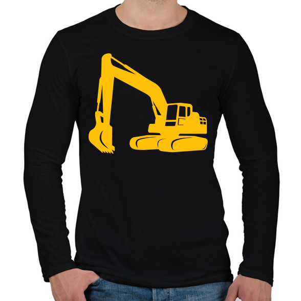 Excavator-Férfi hosszú ujjú póló