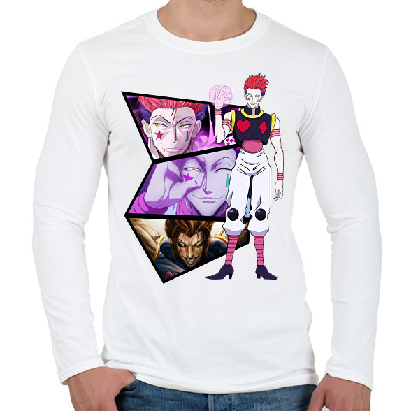 Hisoka - Hunter x Hunter-Férfi hosszú ujjú póló