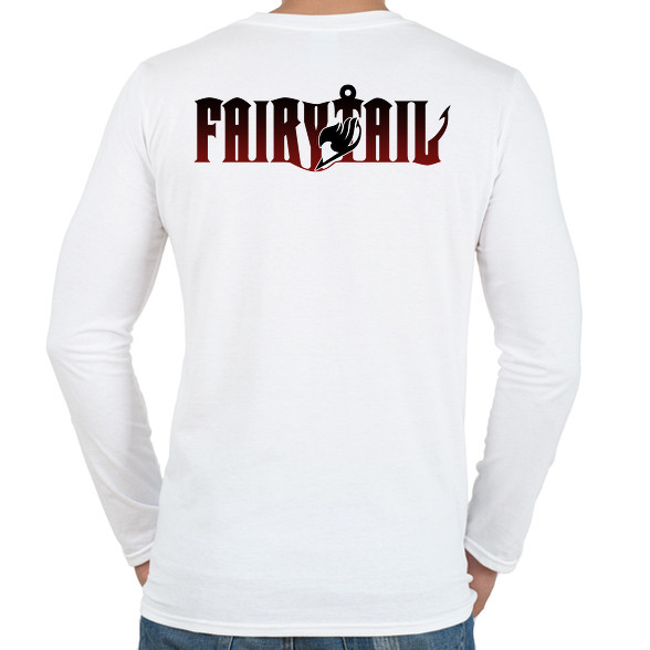 Fairy Tail logo-Férfi hosszú ujjú póló