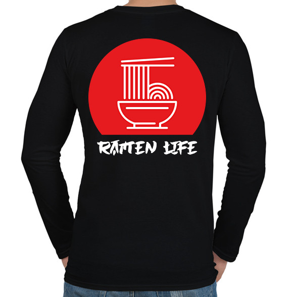 Ramen life-Férfi hosszú ujjú póló