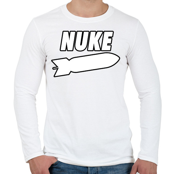 Nuke-Férfi hosszú ujjú póló