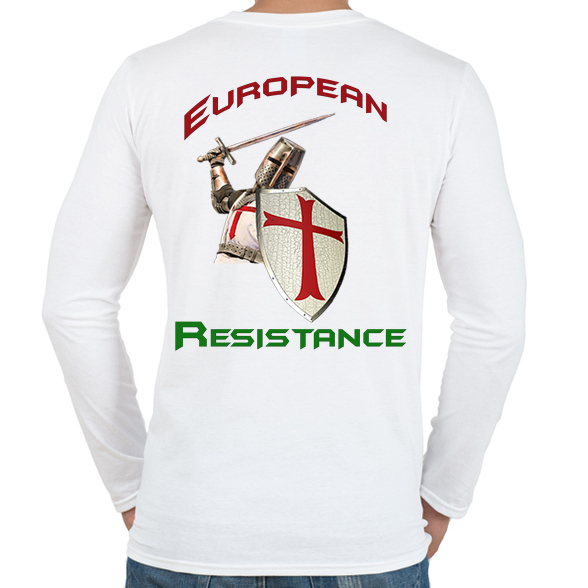 European Resistance-Férfi hosszú ujjú póló