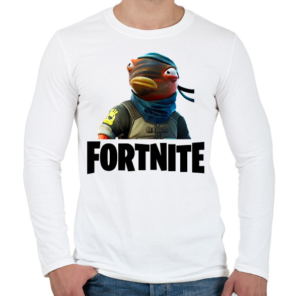 Fortnite_Triggerfish-Férfi hosszú ujjú póló