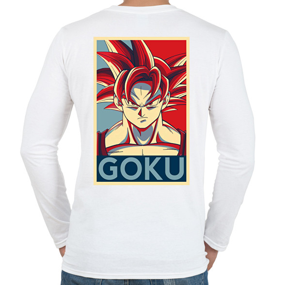 Goku-Férfi hosszú ujjú póló