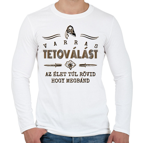 Varras tetoválás-Férfi hosszú ujjú póló