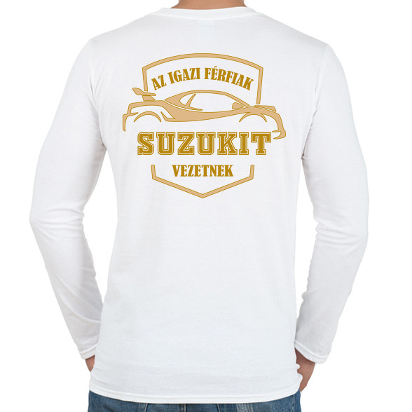 Suzukis sofőr-Férfi hosszú ujjú póló