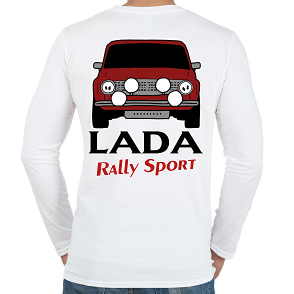 Lada rally-Férfi hosszú ujjú póló