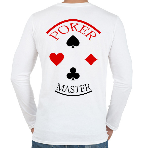 pokermaster_2-Férfi hosszú ujjú póló