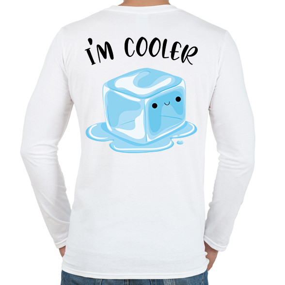 I'm cooler-Férfi hosszú ujjú póló