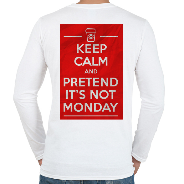 It's not monday-Férfi hosszú ujjú póló