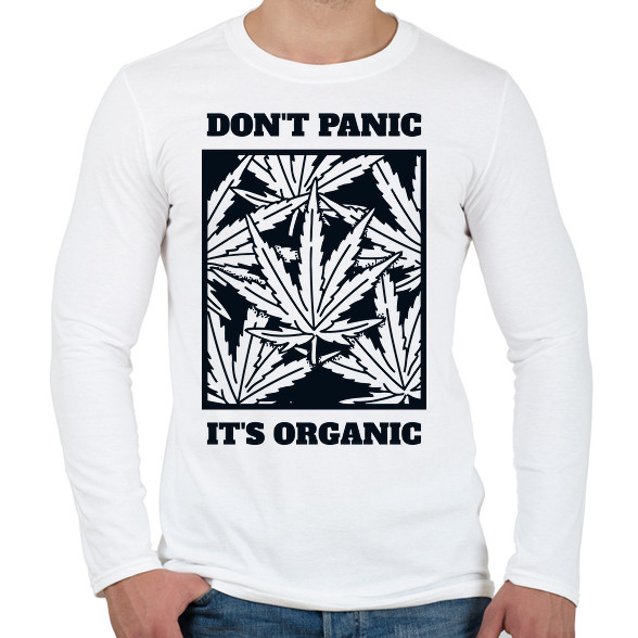 Dont Panic- Organic!-Férfi hosszú ujjú póló