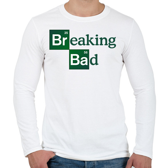 Breaking Bad Logo-Férfi hosszú ujjú póló