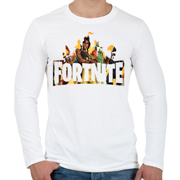 Fortnite-Férfi hosszú ujjú póló