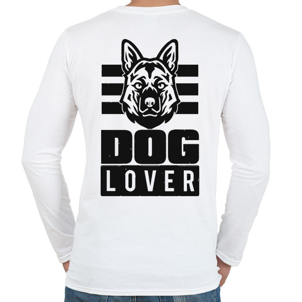 Dog Lover-Férfi hosszú ujjú póló