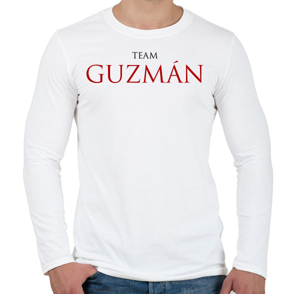 Team Guzmán-Férfi hosszú ujjú póló