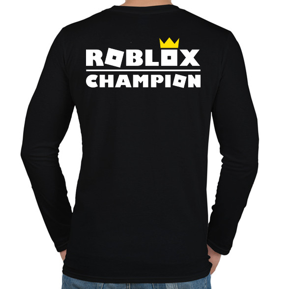 Roblox Champion-Férfi hosszú ujjú póló